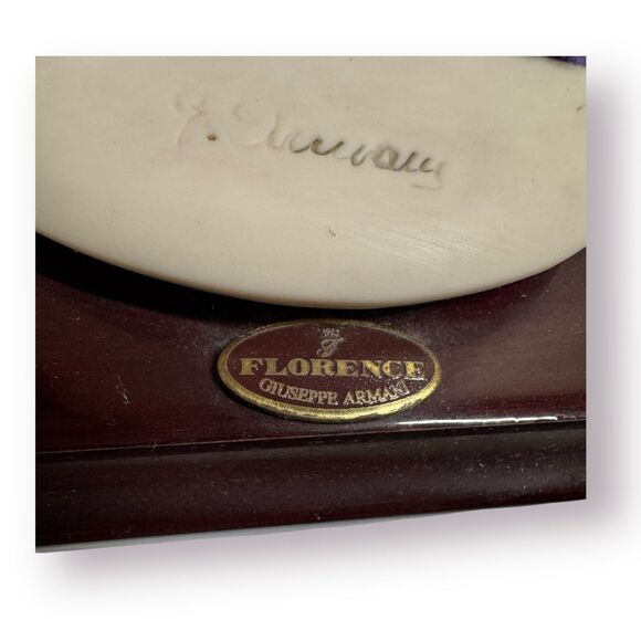 Giuseppe Armani Figurines "Lady with Dog" Yorkie Florence Italy 1987 #0421C Rare - Picture 9 of 9